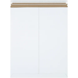 Stayflats Mailers - 17 x 21", White, Self-Seal