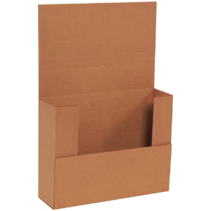 11 x 8 1/2 x 3" Kraft Easy Fold Mailer Boxes