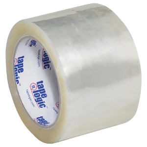 Hot Melt Carton Sealing Tape, 3" x 55 yds., 3 Mil, Clear