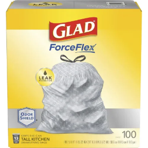 Glad ForceFlex Odor Shield Trash Bags - 13 Gallon