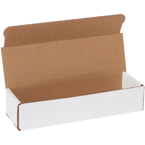 10 x 3 x 2" White Corrugated Mailer Boxes