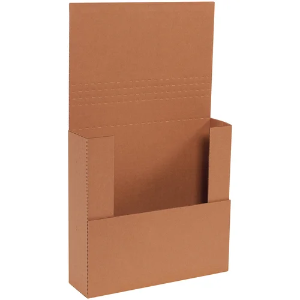 12 x 11 1/2 x 3" Kraft Easy Fold Mailer Boxes