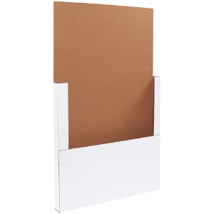 24 x 24 x 2" White Easy Fold Mailer Boxes