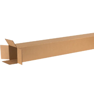 6 x 6 x 60" Tall Kraft Corrugated Shipping Boxes