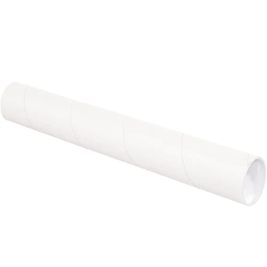 2 1/2 x 36" White Mailing Tubes