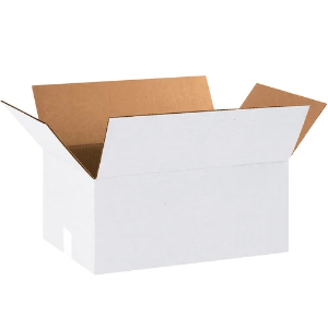 18 x 12 x 8" White Corrugated Shipping Boxes