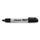 Sharpie King Size Permanent Marker, Broad Chisel Tip, Black