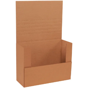 15 x 11 1/8 x 6" Kraft Easy Fold Mailer Boxes