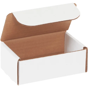 5 x 3 x 2" White Corrugated Literature Mailer Boxes