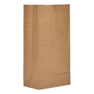 Paper Grocery Bags - 6 1/8 x 4 x 12 3/8", #8, 35 lb., Kraft