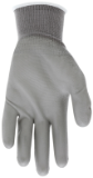 Polyurethane Palm Coated Gloves - Gray, 13 ga., Large