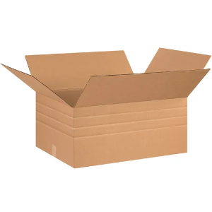 26 x 20 x 12" Kraft Multi-Depth Shipping Boxes