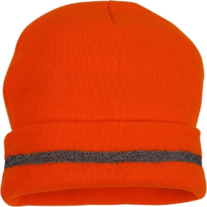 Hi-Vis Thermal Knit Hat, Orange