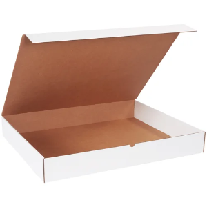 30 x 24 x 4" White Corrugated Literature Mailer Boxes