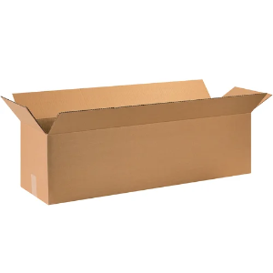 36 x 10 x 10" Long Kraft Corrugated Shipping Boxes