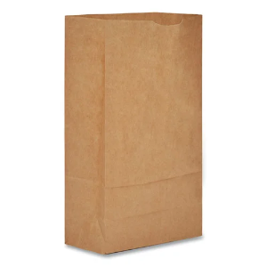 Paper Grocery Bags - 6 x 3 5/8 x11", #6, 35 lb., Kraft