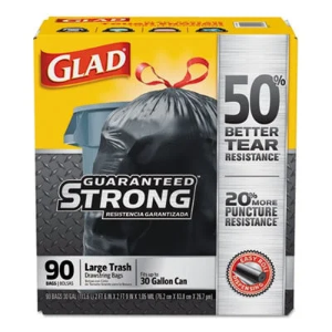 Glad Drawstring Trash Bags - 30 Gallon