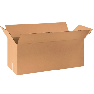 30 x 12 x 12" Long Kraft Corrugated Shipping Boxes