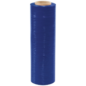 18'' x 1500' Stretch Wrap - 59 Gauge, Cast, Blue