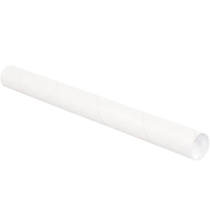 2 1/2 x 18" White Mailing Tubes