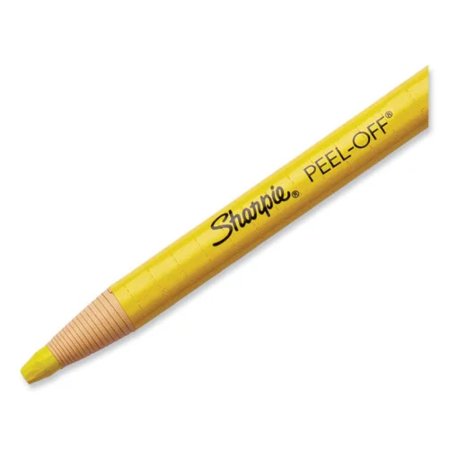 Sharpie China Markers, Peel-Off, Yellow