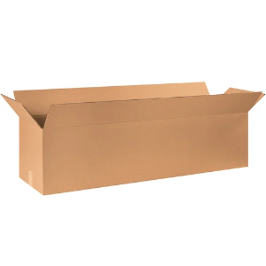 50 x 12 x 12" Long Kraft Corrugated Shipping Boxes