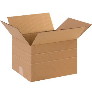 12 x 10 x 8" Kraft Multi-Depth Shipping Boxes