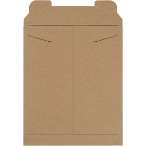 Stayflats Mailers - 11 x 13 1/2", Kraft, Tab Locking