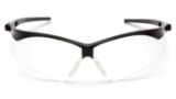 Deluxe Half-Frame Safety Glasses - Clear