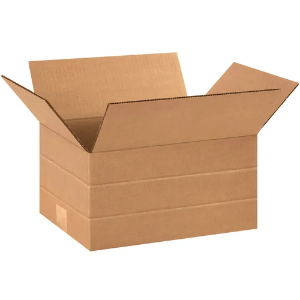 12 x 9 x 6" Kraft Multi-Depth Shipping Boxes