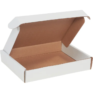 12 x 8 x 2 3/4" Tab Locking Literature Mailers, White