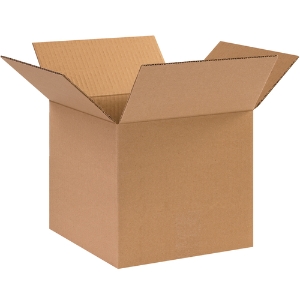 10 x 10 x 9" Kraft Corrugated Shipping Boxes