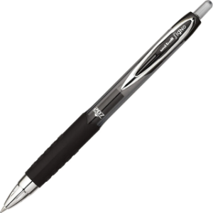 Uni-Ball 207 Gel Pen, Medium Tip, Black, 12 / Carton