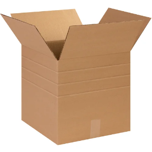 14 x 14 x 14" Kraft Multi-Depth Shipping Boxes