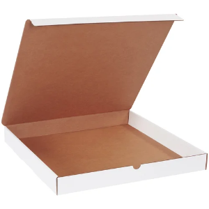 18 x 18 x 2" White Corrugated Literature Mailer Boxes