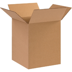 10 x 10 x 12" Kraft Corrugated Shipping Boxes