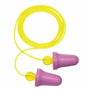 3M No-Touch Earplugs, Corded, 100 Pair / Box