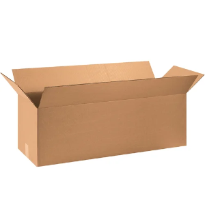 40 x 14 x 14" Long Kraft Corrugated Shipping Boxes