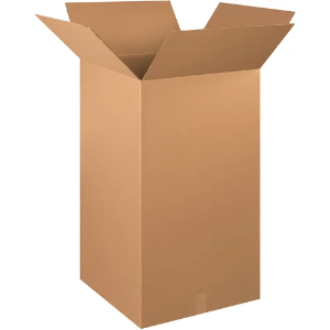 20 x 20 x 40" Tall Kraft Corrugated Shipping Boxes