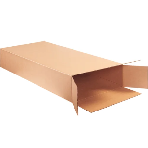 20 x 8 x 50" Side Loading FOL Corrugated Boxes, Kraft