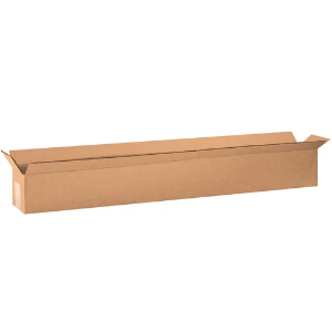 60 x 6 x 6" Long Kraft Corrugated Shipping Boxes