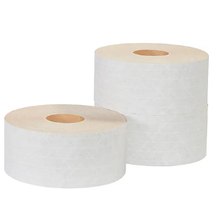 3" x 450' Water Activated White Paper Tape