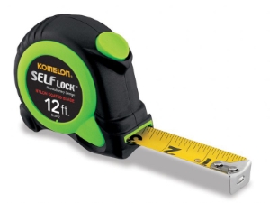 Auto-Lock Tape Measure - 5/8 in x 12 ft