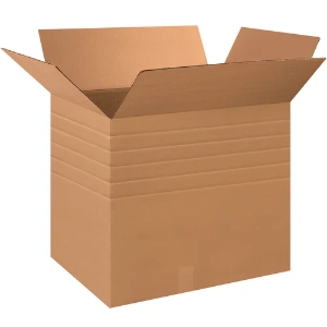 28 x 20 x 24" Kraft Multi-Depth Shipping Boxes