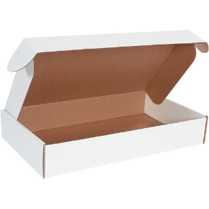 24 x 14 x 4" Tab Locking Literature Mailers, White