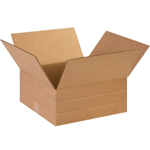 14 x 14 x 6" Kraft Multi-Depth Shipping Boxes