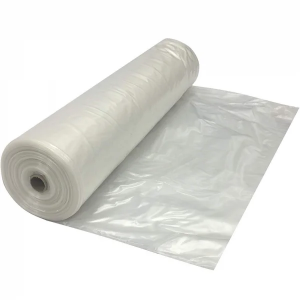 Plastic Construction Sheeting, 12' x 100', 4 Mil, Clear