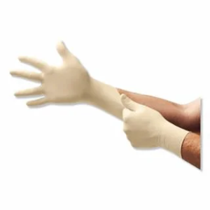 Microflex Diamond Grip Latex Gloves, 7 Mil, Powder-Free, Medium