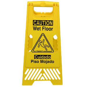 Deluxe Wet Floor Sign