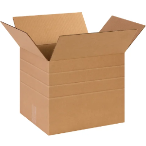 14 x 12 x 12" Kraft Multi-Depth Shipping Boxes